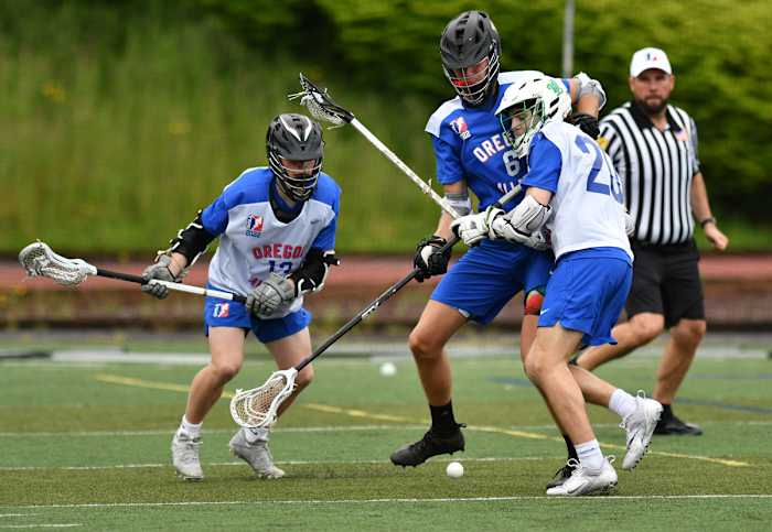 Oregon high school boys lacrosse 2022 all star game Taylor Balkom 21